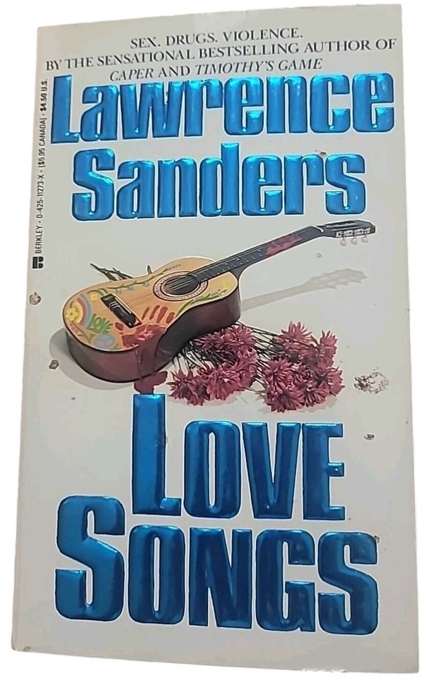 Love Songs Lawrence Sanders 1989 Berkley Edition Vintage Paperback Novel